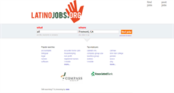 Desktop Screenshot of latinojobs.org